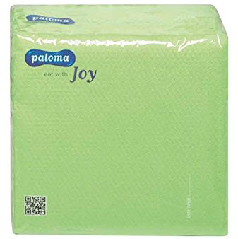 Paloma Napkins 30x30cm 1 Ply - x100 Napkins (Green)