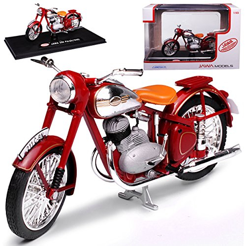 Abrex Jawa 250 Perak 1948 Dunkel Rot 1/18 Modell Motorrad