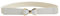 Syuer Damen 1 Breite Schleife Skinny Elastischer Taillengürtel Dehnbarer Gürtel Dünner Gürtel (L-XL (76-94cm), Weiß)