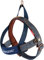 EzyDog Quick Fit Hundegeschirr, gepolstert, kein Ziehen, Denim, Größe XS