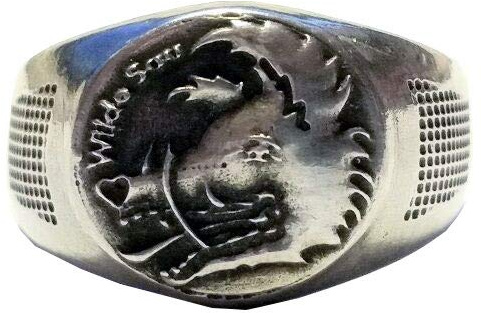 MK-Art Militaria Ring, Pilotenring Nachtjäger Wilde Sau