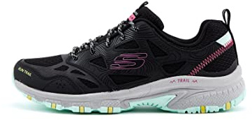 Skechers Damen Hillcrest Pure Escapade Walking-Schuh, Schwarz Multi, 37.5 EU