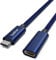 Belker USB C Extension Cable (1.8M/6ft) New Version USB3.2 (5gbps) Type C Male to Female Extension Charging & Sync for PSVR2 MacBook Pro 2022 M2 M1Max Galaxy S23/S22/S21/Note 20 Pixel 7 Dell XPS Blue