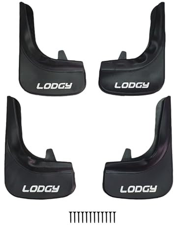 accessorypart Compatible con Dacia Lodgy 2012-2022 Splash guardias barro aletas delante + detrás 4 piezas