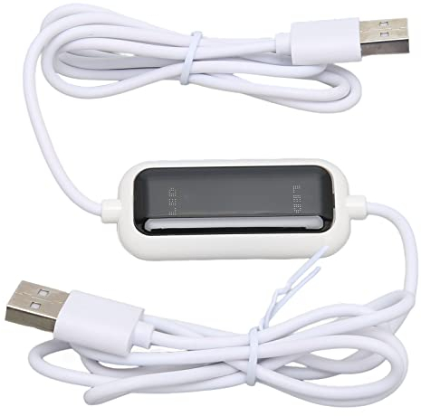 Vbestlife Cable de transferencia USB 2.0, PC USB de alta velocidad a PC en línea Share Sync Link, Cable LED de puente de transferencia de archivos de datos