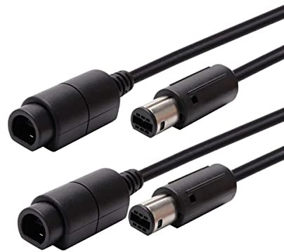 Link-e : 2 X Cable Rallonge Extension Compatible avec Manette de Jeu sur Console Nintendo Gamecube/Wii