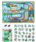 Melissa & Doug Bodenpuzzle aus Karton Schienen um die ganze Welt und aufziehbare Fahrzeuge – 48 Teile, für Jungen und Mädchen ab 3 Jahren
