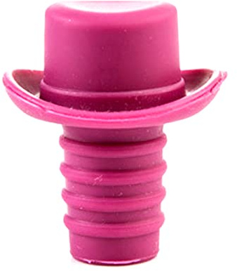 Reusable Silicone Wine Stoppers,3Pcs Bottle Stopper Top Hat Silicone Bottle Cap Reusable Wine Stopper Cork Stopper Bottle Hat Closures(pink1)
