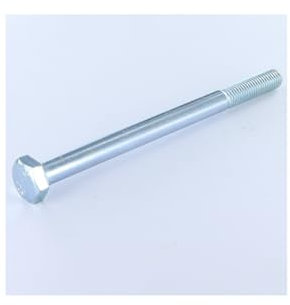 Corpo bullone filettatura parziale Testa esagonale TH M14X100 Classe 10.9 Acciaio zincato bianco
