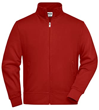 James & Nicholson Sweatjacke mit Stehkragen - Jacke aus robuster Sweatqualität in großer Größenauswahl