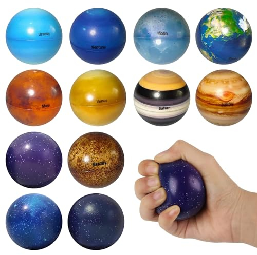 12 Stück Schaumstoffbälle, Kinderspielzeug,Schaum Sportbälle,Schaumstoff Softbälle, Stressball, Mini Softbälle, Schaumstoffbälle Stressbälle Schwammball Spielzeug für Kinder und Erwachsene