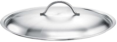 TOMGAST Topfdeckel | Durchmesser: 50 cm | Kompatibel mit TOMGAST Töpfen | Edelstahl 18/10 | Satiniert | Ergonomischer Griff