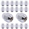 Radmuttern M12x1,5 Kegelbund SW21 Kegel 60° Felgen Mutter Radbefestigung für Rio 3 UB Rio 2 Sorento Cerato 2 Ceed Carens Optima Picanto Sportage Venga Magentis Carnival Opirus Soul C4 C Crosser Zero