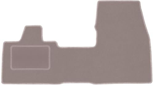 Wielganizator Automatte – Passend für BMW I3 L01 Schrägheck (2013-) – Velours – Autozubehör - Praktische Fußmatte Auto – 2-teilig - beige