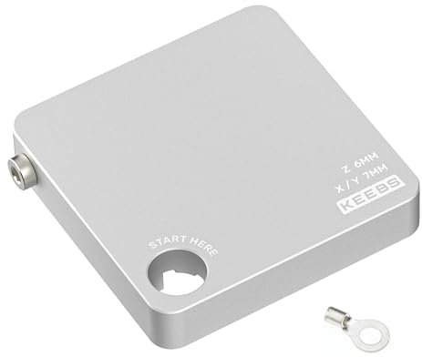 XYZ Plaque de sonde tactile pour fraiseuse CNC Precision Edge/Corner Finder X Y Z Tool Offset Longueur Setter Compatible avec GRBL/MACH 3