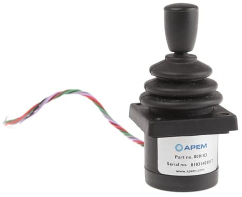 APEM Joystick, 2-Achsen Schritt, 125V ac / 1 A, IP 65 Griff Typ Konisch