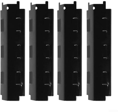 Hasaller Lot de 4 plaques chauffantes en acier inoxydable pour barbecue - Bouclier thermique - Pièces de rechange pour barbecue au charbon de bois, EWQ0JA7616F3F6D3SV2444J0