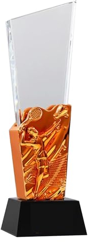 Pokale, Medaillen Auszeichnungen Kreative Badminton-Preistrophäe Auszeichnungen Der Badminton-Meisterschaftsspiele Souvenirs Für Studentengruppen Einzel- Und Doppel-Badminton-Wettkampftrophäe (Color