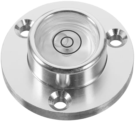 Runde Libelle aus Aluminium, Tragbar für Wohnmobile, Silber