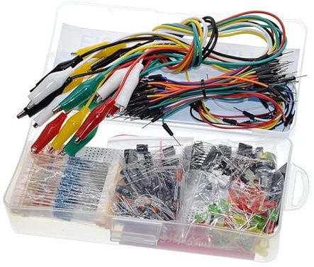 YIUPEDRFG Electronic Component Kit With LED Light 400 Hole Bread Suitable For Beginners Electronic Projects ABS DIY Breadboard Kit
