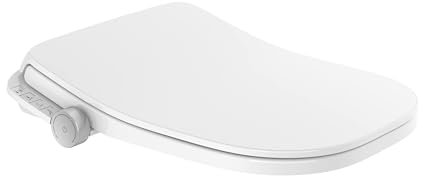 Roca A804054021 - Asiento Multiclean® M4 SQUARE con funciones de lavado y secado, color Blanco