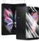Hhfcryst Film Hydrogel de Protection pour Samsung Galaxy Z Fold 3, 2+2 Pièces TPU protections d'écran HD Transparent Souple(Verre non trempé)