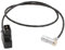 HangTon BP-U65 V-mount Battery Power Cable for PortKeys BM5 BM7 HH7 HS7T Monitor, D-Tap to Right Angle 4 Pin, 40cm