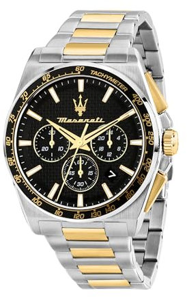 Maserati Herrenuhr aus Stahl, Chronograph, Analog, 43 mm, Velocita‘-Kollektion - R8873652003