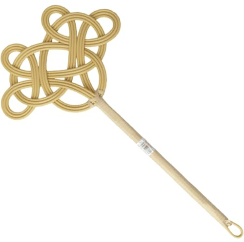 Carpet Fluffer, Rug Beater, Rattan Manual Hollow Carpet Beater with Comfort Handle for Quilt Pillow down Jacket