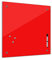 Bilderdepot24 Memoboard 40 x 40 cm | Farben | Rot | abwaschbare einfarbige Glas-Magnettafel mit Halterung Magneten Stift 1300a