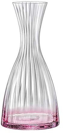 Bohemia Kate Optic - Jarra de Cristal (1200 ml), Color Rojo, Amarillo, Verde, Azul, Morado o Rosa