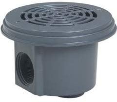 Bonde de fond piscine bton et liner cofies hayward - gris anthracite
