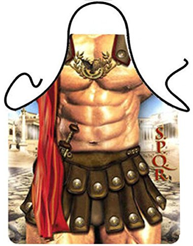 BESTONZON Lustige Küche Kochschürze Backschürze Grillschürze Grillschürze Party Kostüm für Männer (Soldat)
