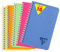 Clairefontaine 328535C Collection Linicolor Fresh Lot de 10 Carnets à Spirale - 11x17 cm - 100 Pages Petits Carreaux - Papier Blanc 90 g - Couverture Polypro Transparent - Couleurs Aléatoires