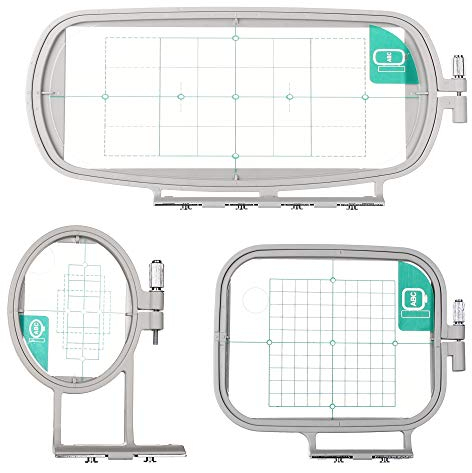 Sew Tech Stickrahmen für Brother SE700 PE535 SE600 PE545 SE400 PE570 SE725 PE500 SE630 LB5500 PE550D PE540D SE625 PE525 SE425 Innovis Babylock Verve Sofia2 (3-in-1-Set)
