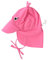 Cuddle Club Cappello da Sole Regolabile Bimbo e Bambino | Copertura per Tutto il Giorno per la Testa e il Collo del Neonato - Fenicottero Rosa - Piccolo