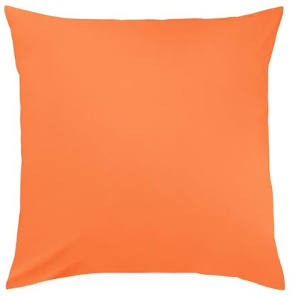 Traumschlaf Feinjersey Kissenbezug – weich & atmungsaktiv aus 100% Baumwolle – Jersey-Qualität, geschmeidig & pflegeleicht – mit Reißverschluss – 40x40 cm, Terra