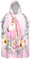 Morbuy Einhorn Kinder Badeponcho mit Kapuze, Bademantel Mikrofaser Weich Badetuch Schnelltrocknend Surf Poncho für Mädchen Jungen Erwachsene Schwimmen Strand (Rosa Prinzessin,80x110cm)