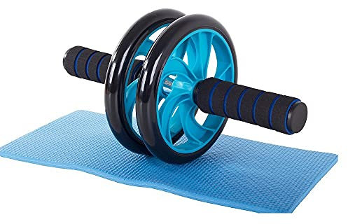 Emeco AB Roller AB Wheel Bauchtrainer Bauchmuskeltrainer Fitness inkl. Knieauflage
