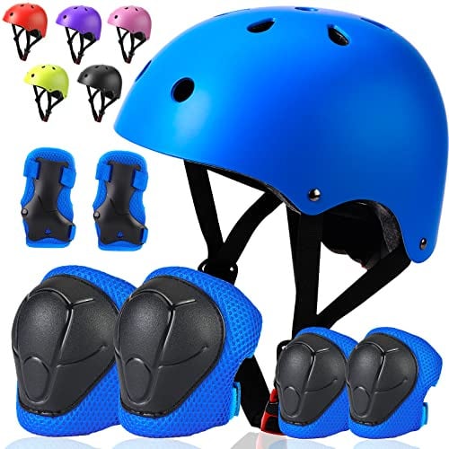 ArgoHome Toddler Kids Bike Helmet Set with Knee Elbow Pads, CPSC Certified