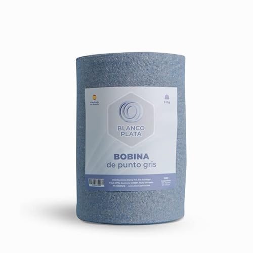 BLANCO PLATA Rollo Bayeta Reutilizable Cocina 3KG 20 Metros Largo 30cm Ancho