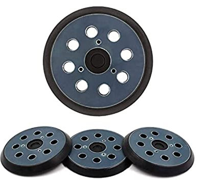 4 pezzi da 5 pollici 8 fori di ricambio per levigatrice gancio e loop piastre di supporto per levigatura BO5041, M9202B, M9204B, DBO180