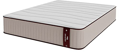 Cecotec Hybridmatratze Flow 6900 Hybrid 105x190, Mehrschichtig, Taschenfederkern SpringCore und ViscoCare Viscoelastik, 28 cm Höhe, Mittlere-Hohe Festigkeit, SeparateMuv und BreathSoft
