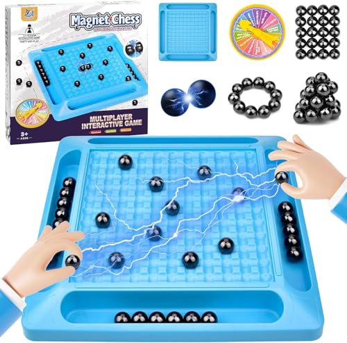 Pipihome Magnetisches Schachspiel, Magnetspiel Schachbrett, Magnetic Chess Game, Intellektuelles Schachbrett, Magnet Schach Spiele für Kinder, Multiplikationstafel Multiplikationsbrett Montessori