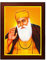 zig zag Guru Nanak Dev Ji Bilderrahmen zum Aufhängen an der Wand, Tempel, Tisch, Pooja-Raum (24,1 x 34,3 cm, Acrylglas)