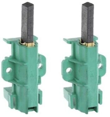 Carbon Brushes For Beko WMB71442B WMB71642 WMB81241LB Washing Machine Motors Pair of 2 Carbons Terminal 6.3mm