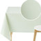 KP HOME PVC-Tischdecke, abwischbar, rechteckig, 300 x 140 cm, Vinyl-Tischdecke, abwischbar, Vinyl, für den Außenbereich, Kunststoff, wasserdicht, Pastellgrün, 118 x 140 cm