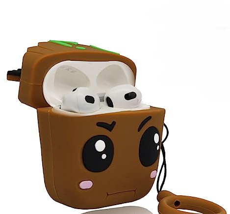 3D Airpods 3 Schutzhülle, Zierhülle für Airpods Box, Kompatibel mit Apple Airpods 3, Silikon Hülle Airpods, Airpods 3 Hülle Lustig(Groot)
