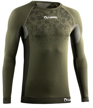 Lurbel Win Long Sleeves, Camiseta térmica, Ropa térmica, Camiseta de Invierno, Camiseta de Manga Larga, Camiseta Anti-Olor. Unisex. (XL - Extra Grande, Sotobosco)