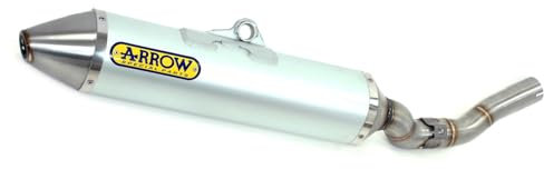 ARROW THUNDER ALUMINIUM SILENCER APRILIA RX/SX 125 '21/22 HOMOLOGATED ALUMINUM THUNDER SILENCER WITH WELDED LINK PIPE